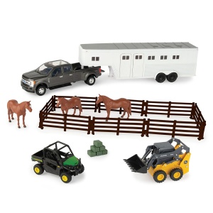 1/32 John Deere Horse Ranch Hobby Set