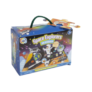 3D Space Explorers Jigsaw Puzzle