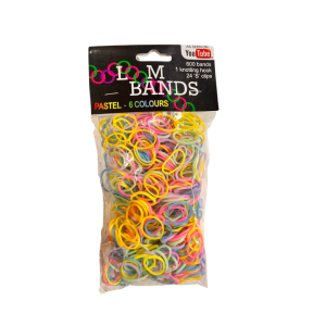 600 Pastel Loom Bands