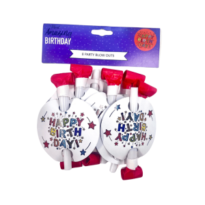 8 Pack Party Blowers