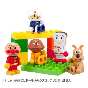 ANPANMAN AND BUDDY BLOCK DOLL SET