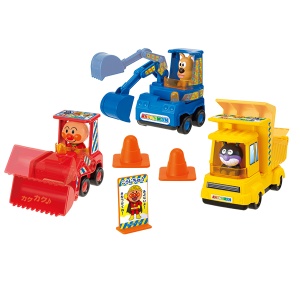 ANPANMAN CONSTRUCTION VEHICLE SET