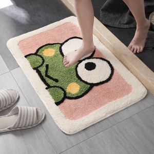 Adorable Animals Rectangle Non-Slip Fluffy Bath Mats Collection