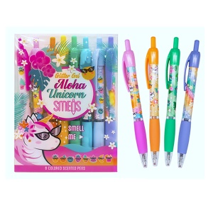 Aloha Unicorn Glitter Gel Smens 8-Pack