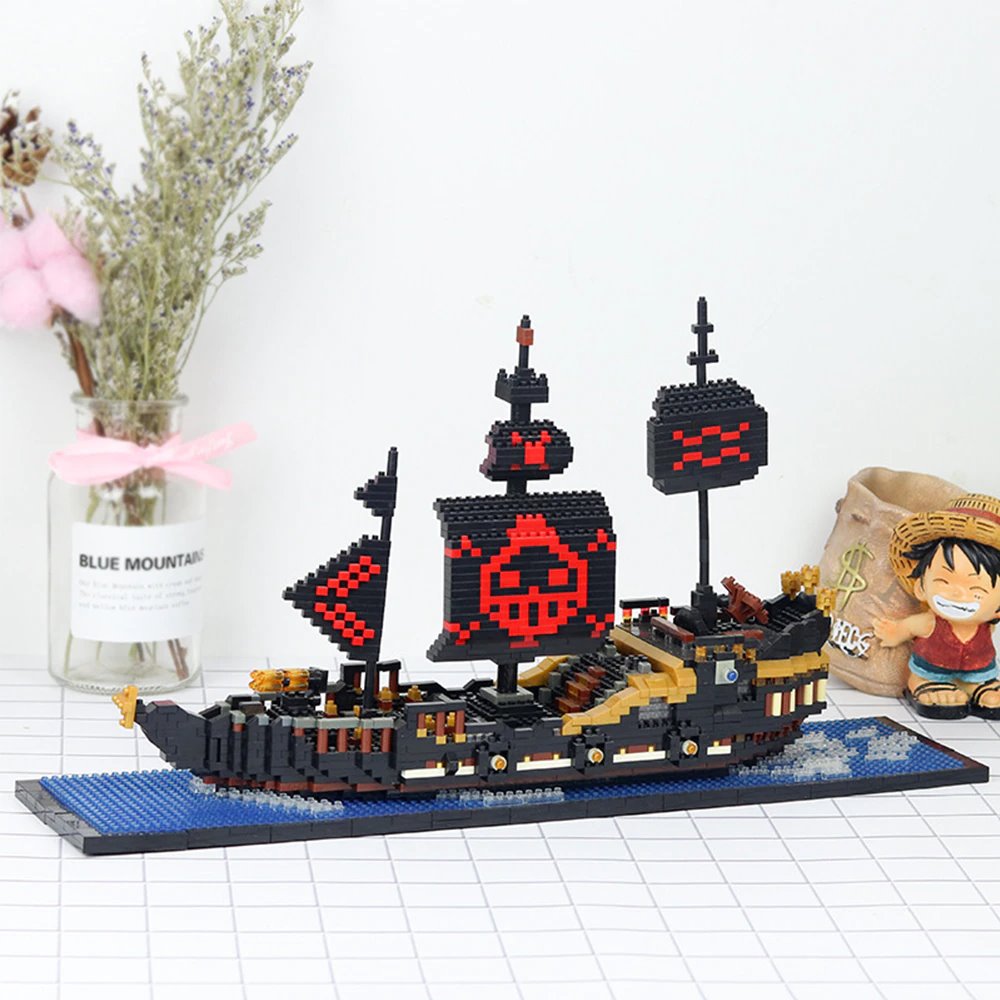 Anime One Piece Pirate Ships Nano Blocks Building Sets | Limited Stock