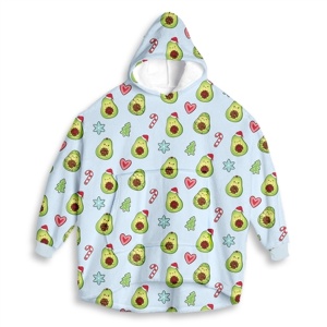 Avocado Xmas HUUUGEY Oversized Hoodie