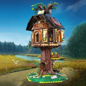 Barneys Secret Hideout Tree House Building Blocks LED Light