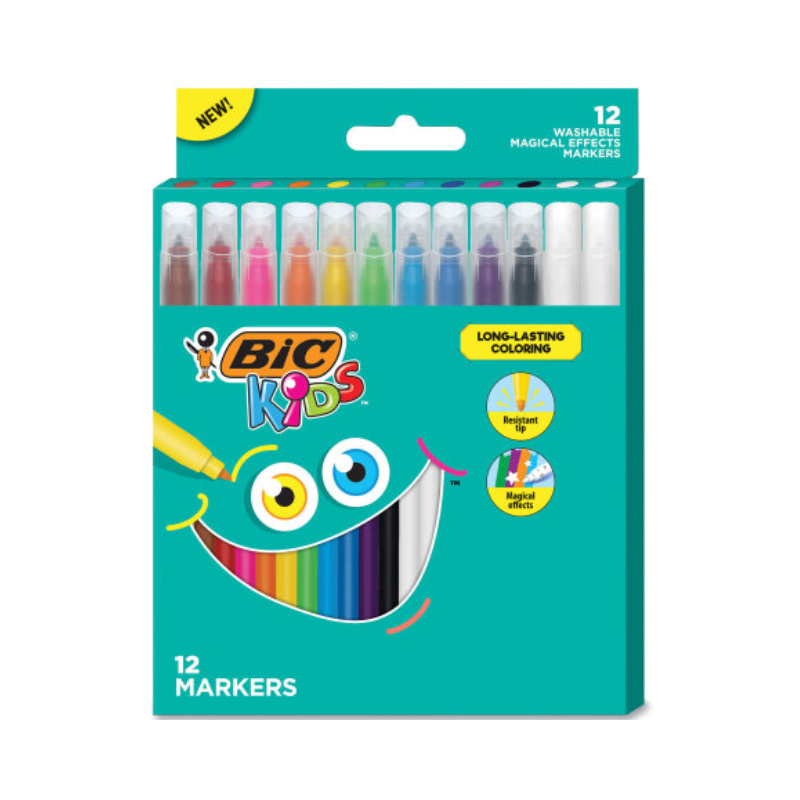 Bic Kids Washable Magic Markers 12 Pack