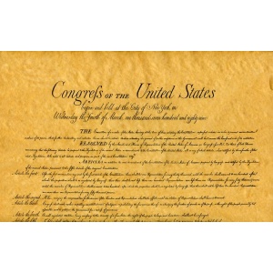 Bill of Rights 1789 Historical Document