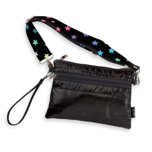 Black Puffer 3in1 Belt Bag Scatter Star Straps