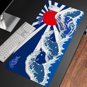 Blood Moon The Great Wave off Kanagawa Large Mouse Pad Collection