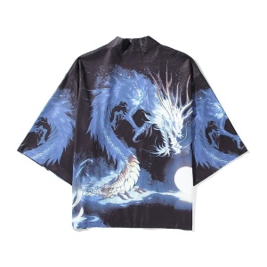 Blue Thunder Dragon Kimono