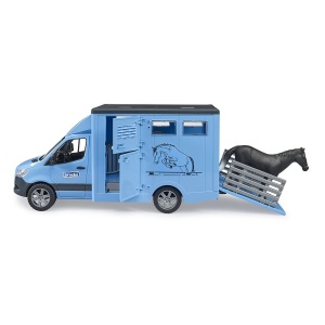 Bruder 2674 MB Sprinter Animal transporter with 1 horse