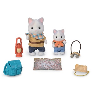 Calico Critters - Exciting Explorations Set - Latte Cat Brother & Baby