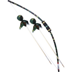 Camo Bow & Arrows Set with Bulls Eye