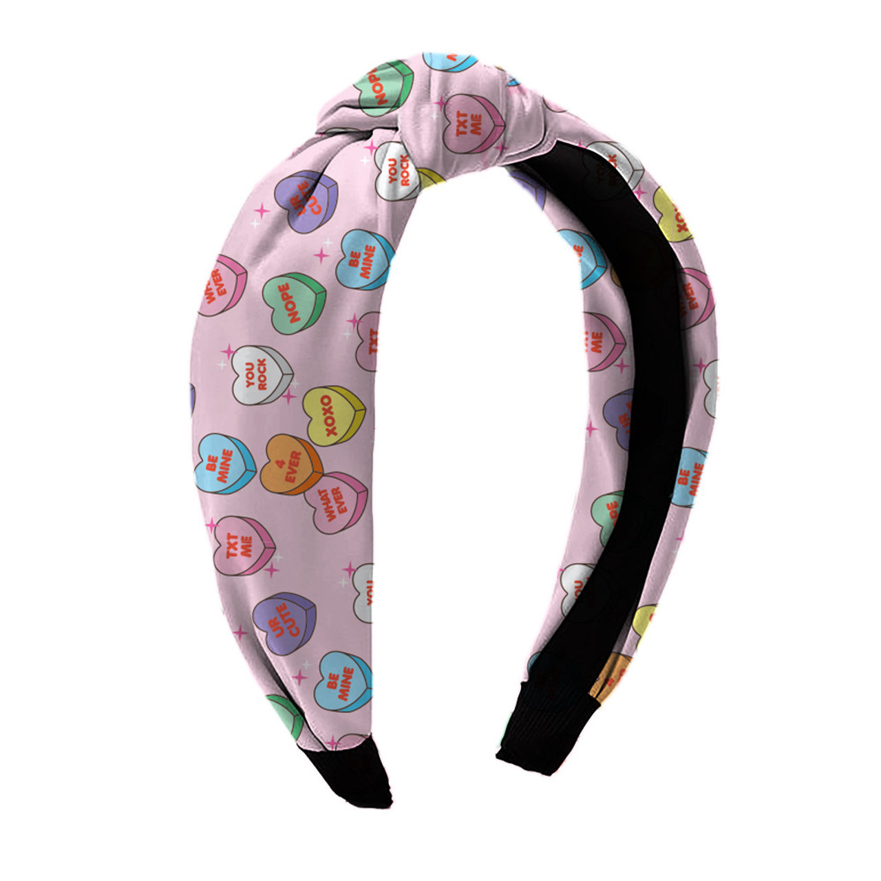 Candy Heart Knot Headband