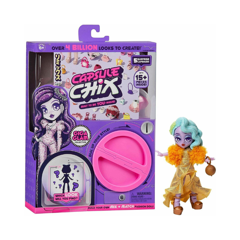 Capsule Chix Build Your Own Fashion Doll - Giga Glam Collection