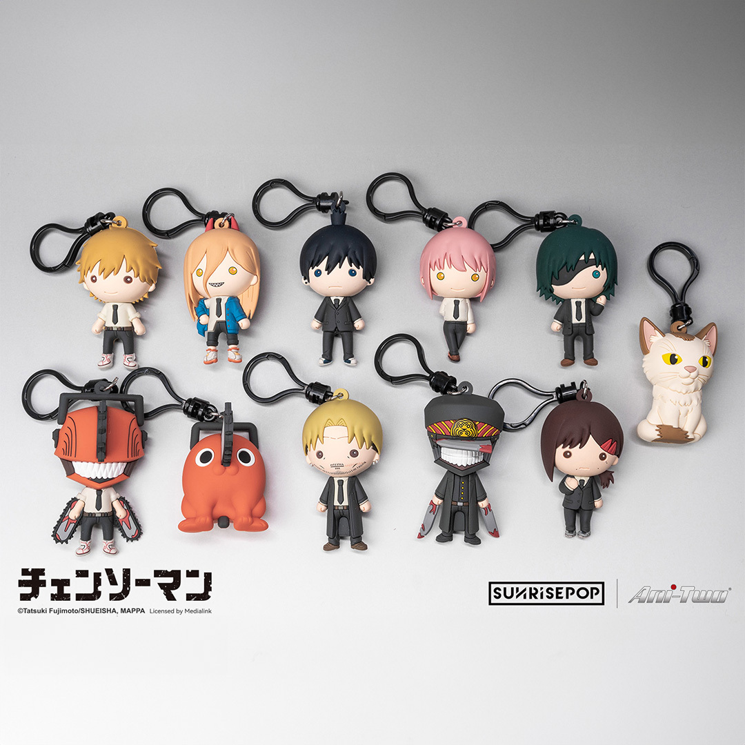 Chainsaw Man Series 1 3D Foam Bag Clip