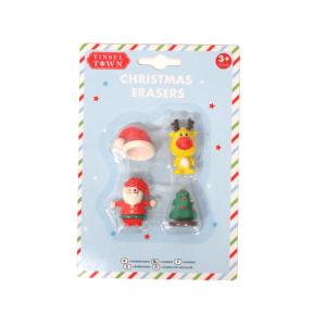 Christmas Erasers Set