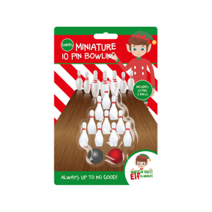 Christmas Miniature 10 Pin Bowling