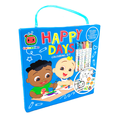 Cocomelon Happy Days On The Go Colouring Set