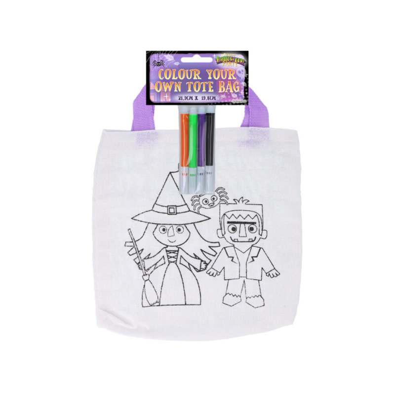 Colour Your Own Halloween Trick Or Treat Bag