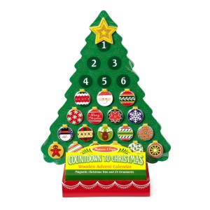 Countdown to Christmas Wooden Advent Calendar