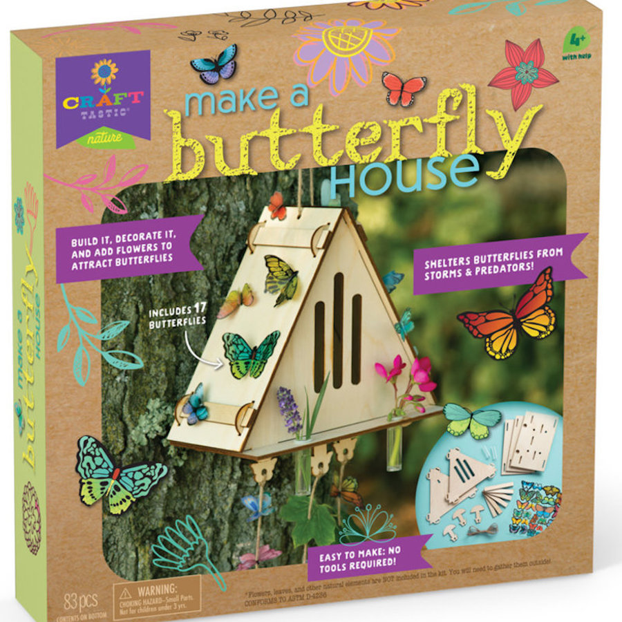 Craft-Tastic Make A Butterfly House