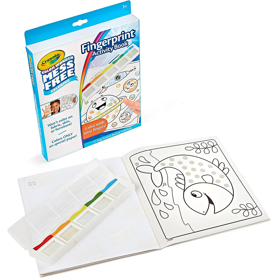 Crayola Color Wonder Fingerprint Activity Book