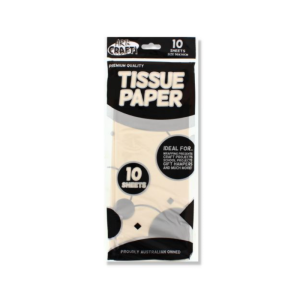 Cream Wrapping Tissue Paper 10 Sheets