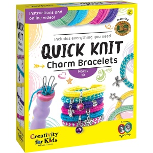 Creativity for Kids 6305 Quick Knit Charm Bracelets