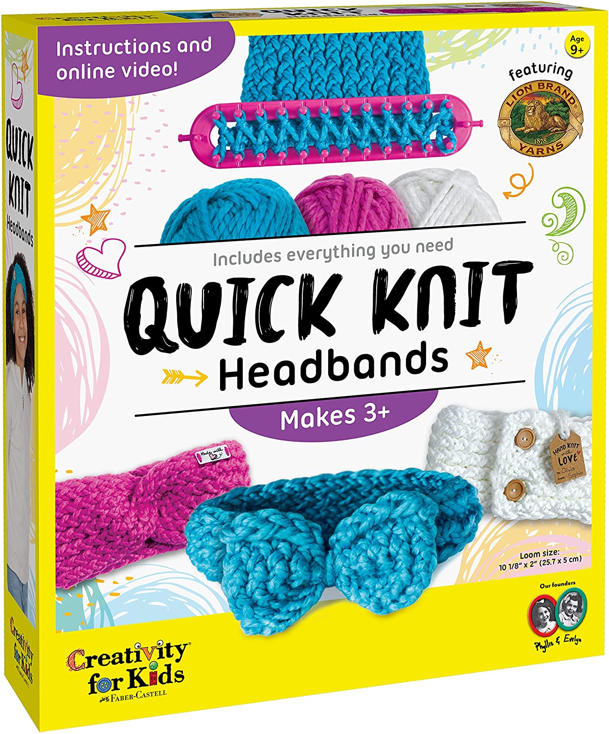 Creativity for Kids 6307 Quick Knit Headbands