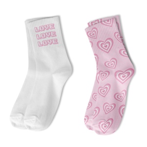 Crew Sock 2 Pack - Love