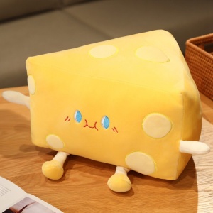 Cute Cheese Block Plushie