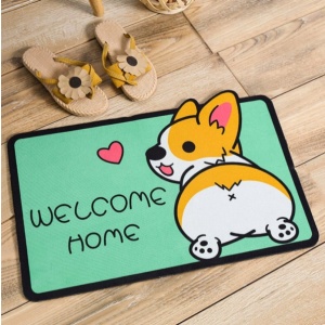 Cute Dog Bathroom Mat