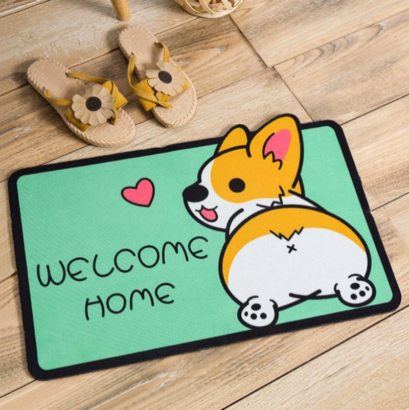 Cute Dog Bathroom Mat