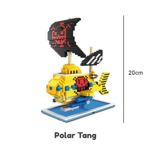 Cute Nano One Piece Pirate Ships Building Sets