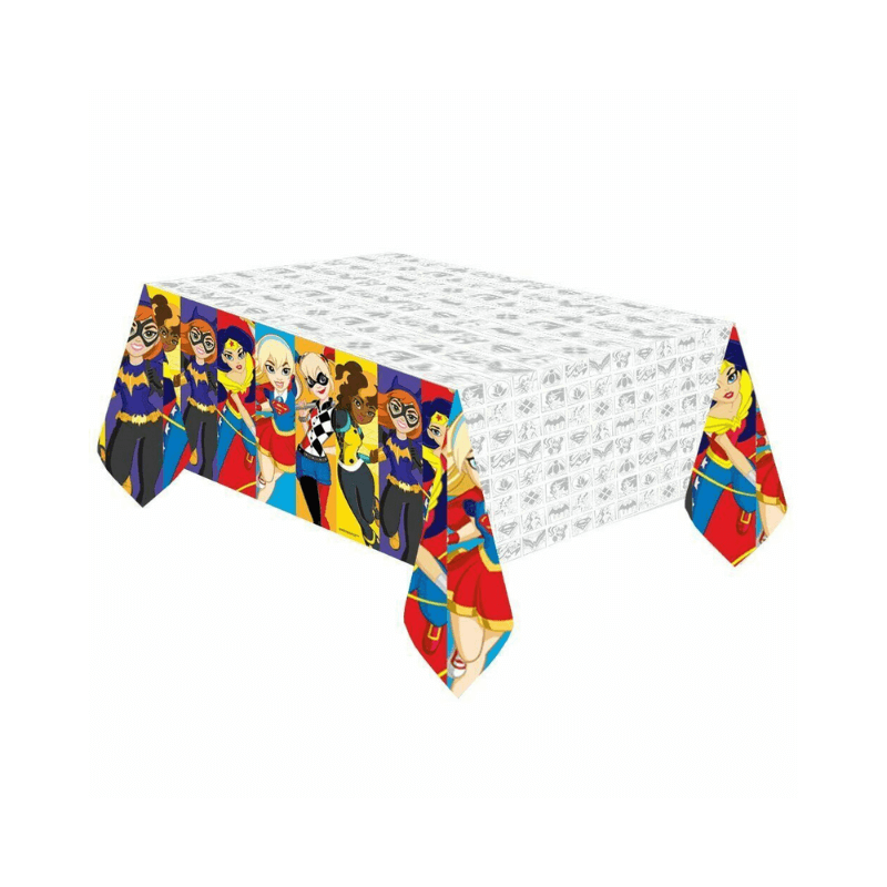 DC Super Hero Girls Party Tablecloth