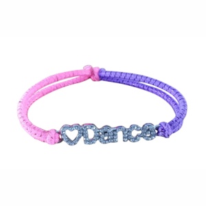 Dance Crystal Heart Stretch Bracelet