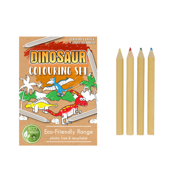 Dinosaur Eco Colouring Set