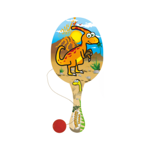 Dinosaur Paddle Bat & Ball