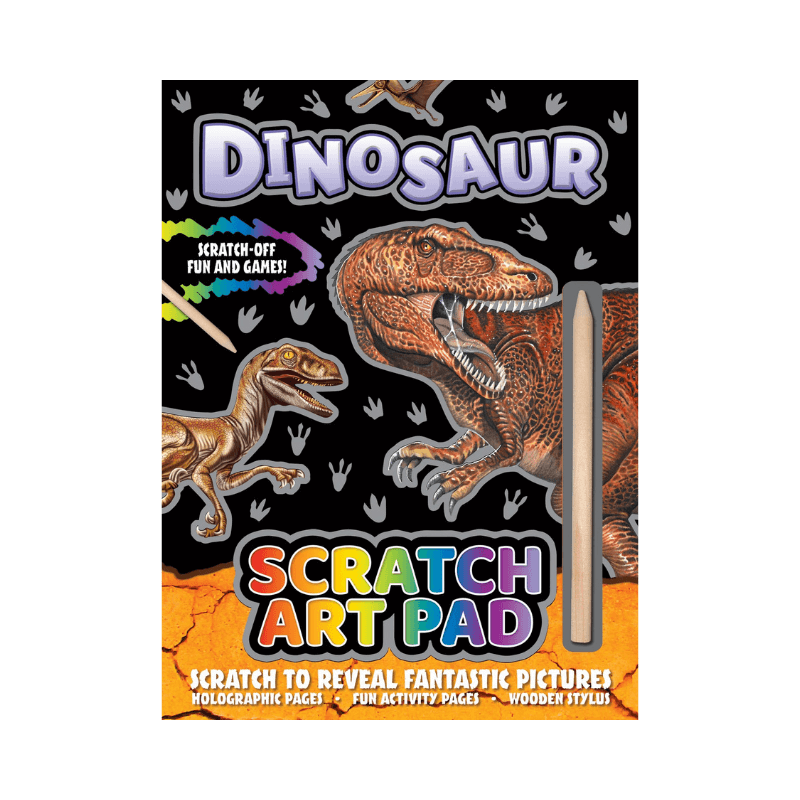 Dinosaur Scratch Art Pad