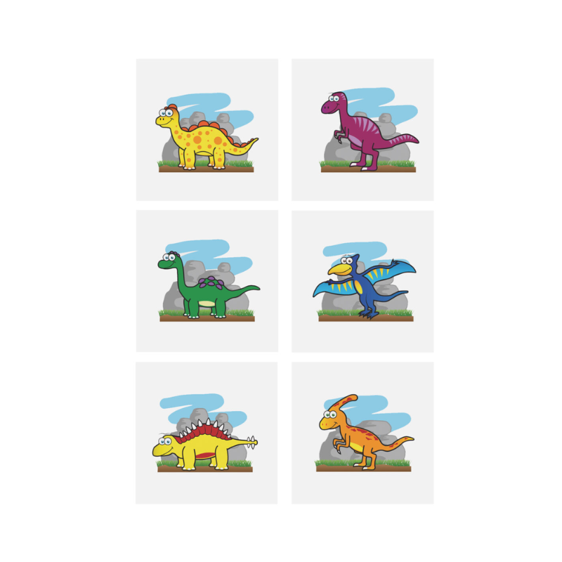 Dinosaur Temporary Tattoos