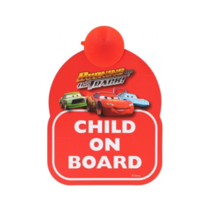 Disney Cars Sign Child On Board