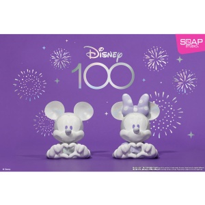 Disney100 Mickey Mouse and Minnie Mouse Love Hand Mini Bust