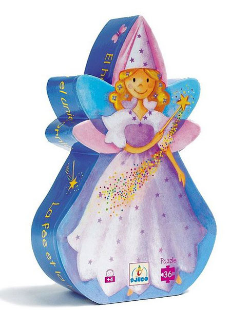 Djeco Silhouette Puzzle - Fairy & Unicorn