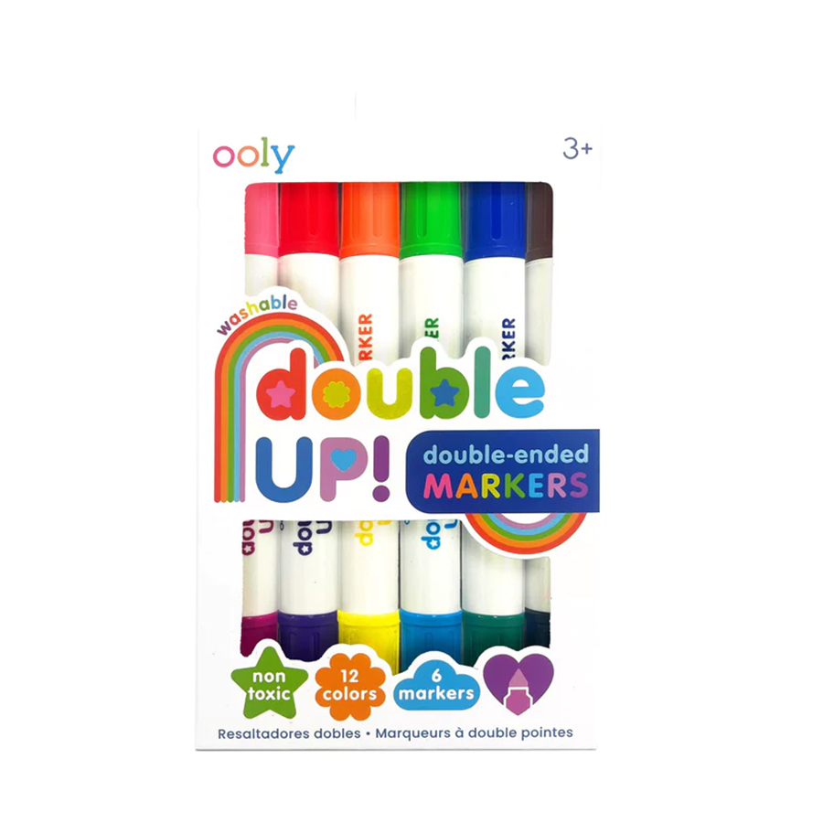 Double Up - Double-Ended Markers set of 6