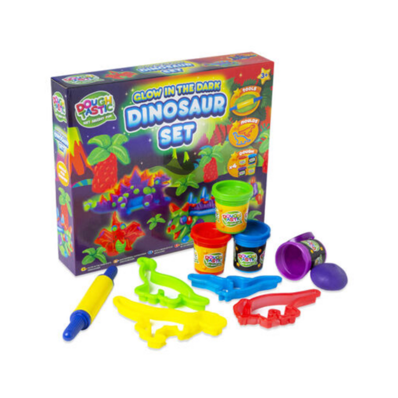 Dough Glow Dinosaur Set