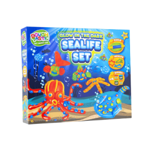 Dough Tastic Glow In The Dark Sealife Set