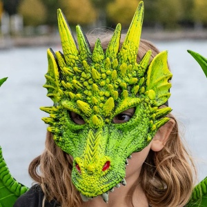 Dragon Mask - Green